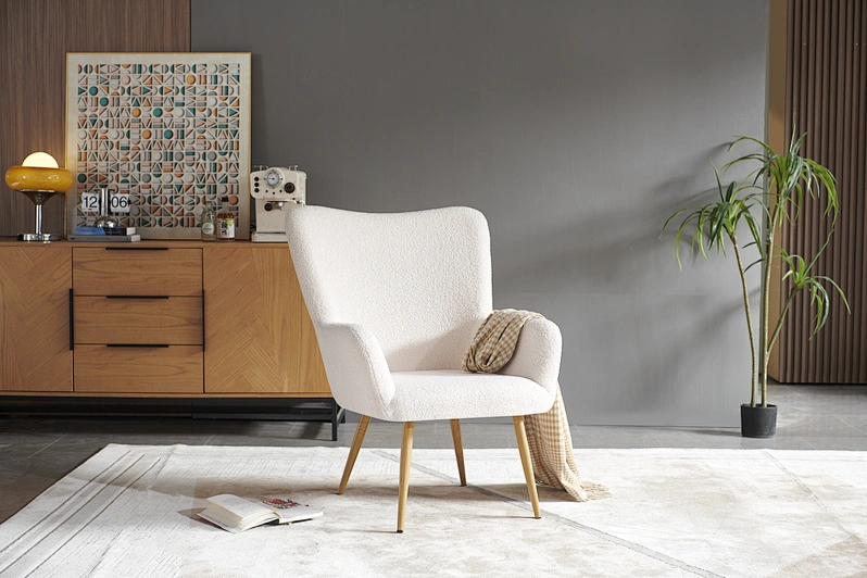 lounge chair comfy chair sofa cream