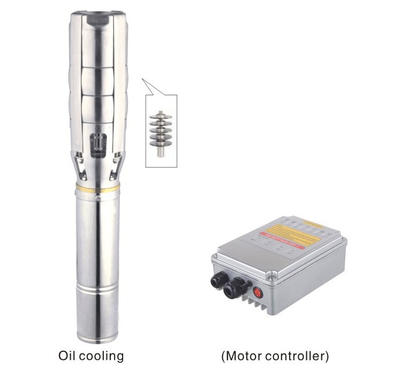 PWSJINTAI Stainless Steel 304 Solar Powered Bore Water Pump