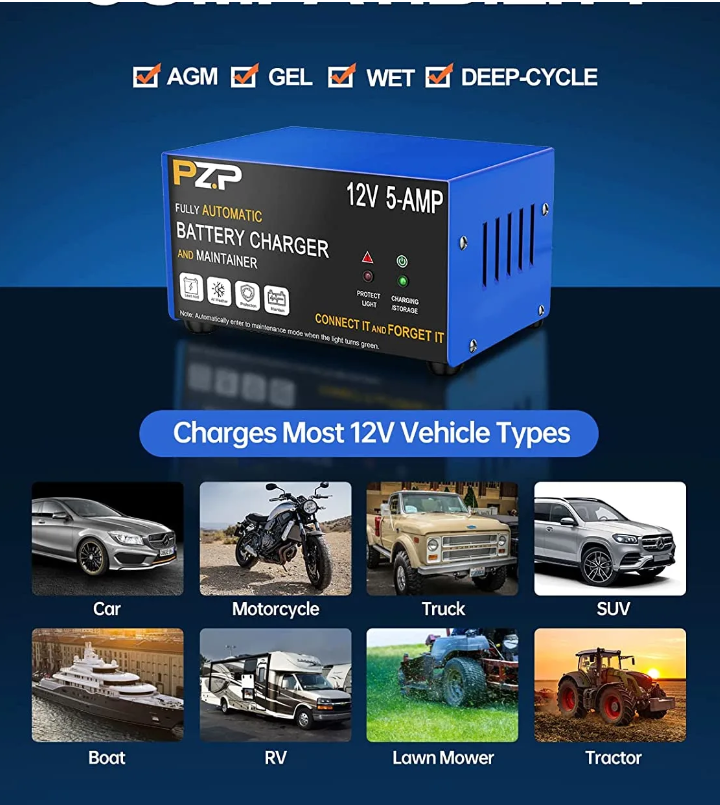 Bench Battery Charger for car, motor, truck, suv etc