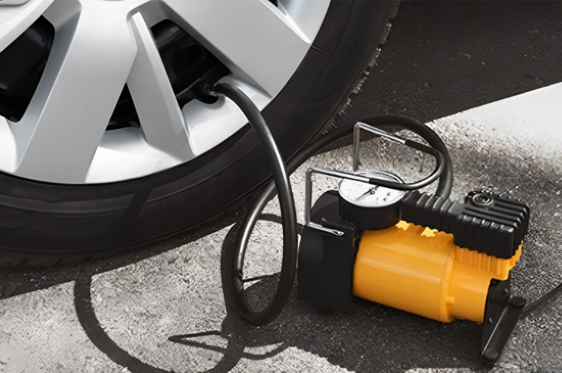 Cordless single cylinder car tire pump 12v 150psi