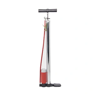 Mini bike pump with gauge