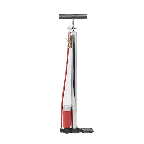Mini bike pump with gauge