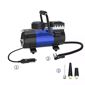 12v Tire Inflator Portable Air Compressor for Cars Motorcycles Balls