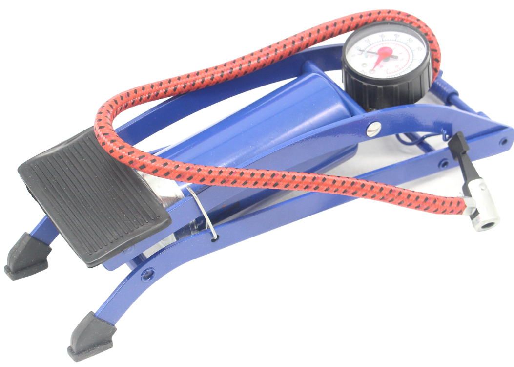 Bike Foot Floor Pump with Precision Pressure Gauge