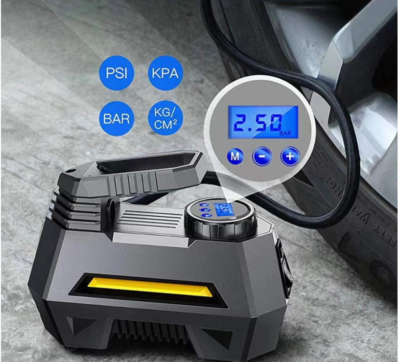 Digital car inflator with LED Screen