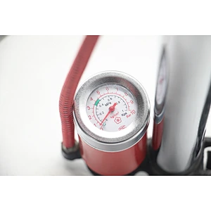 Mini bike pump with gauge