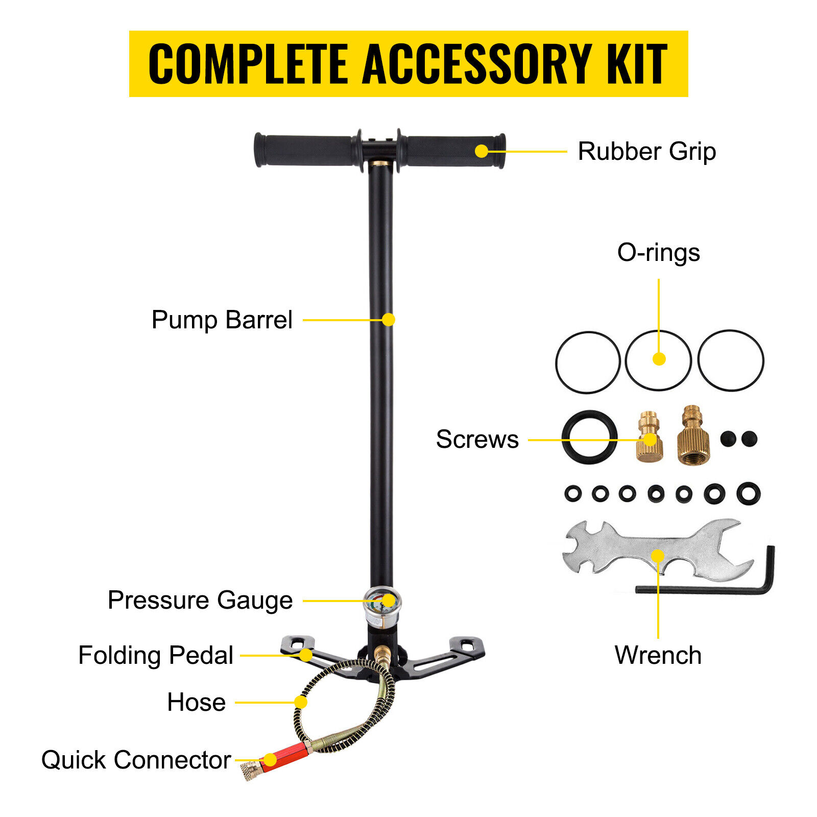 Pressure Gauge Air Hand Pump