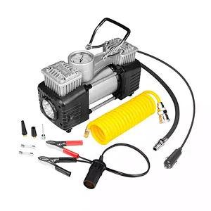 Compresseur d'air portatif à double cylindre pour pneus DC12v 150PSI