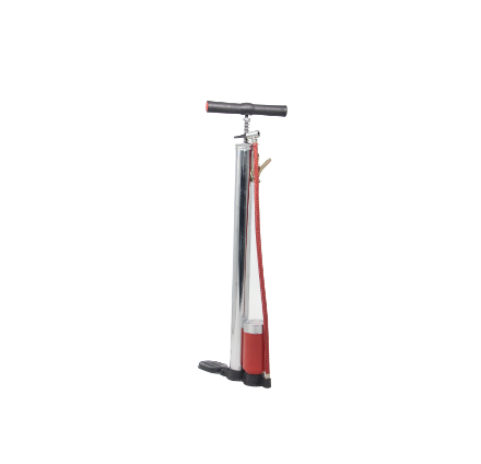 Mini bike pump with gauge
