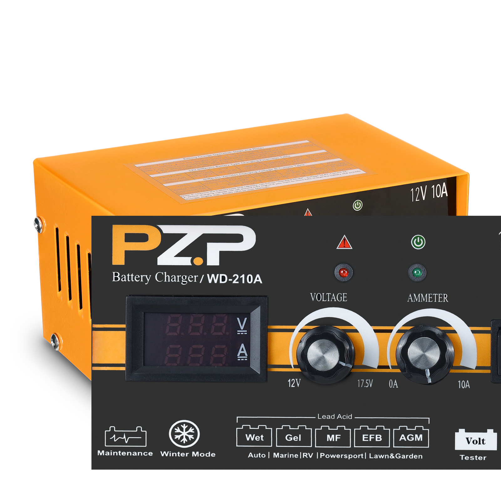 12V 10A Battery Maintainer For Car