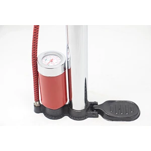 Mini bike pump with gauge