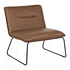 sled base accent sofa