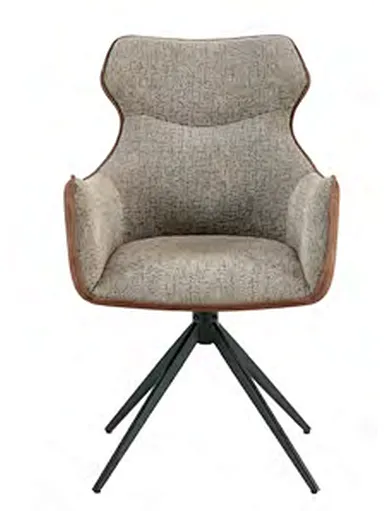 fabric faux leather dining chair