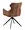 fabric faux leather dining chair