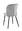 grey velvet dining chair