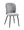 grey velvet dining chair