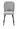 grey velvet dining chair