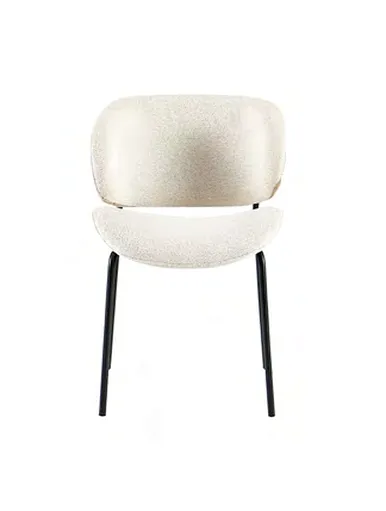 black metal frame dining chair