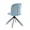 upholstered chair with metal base