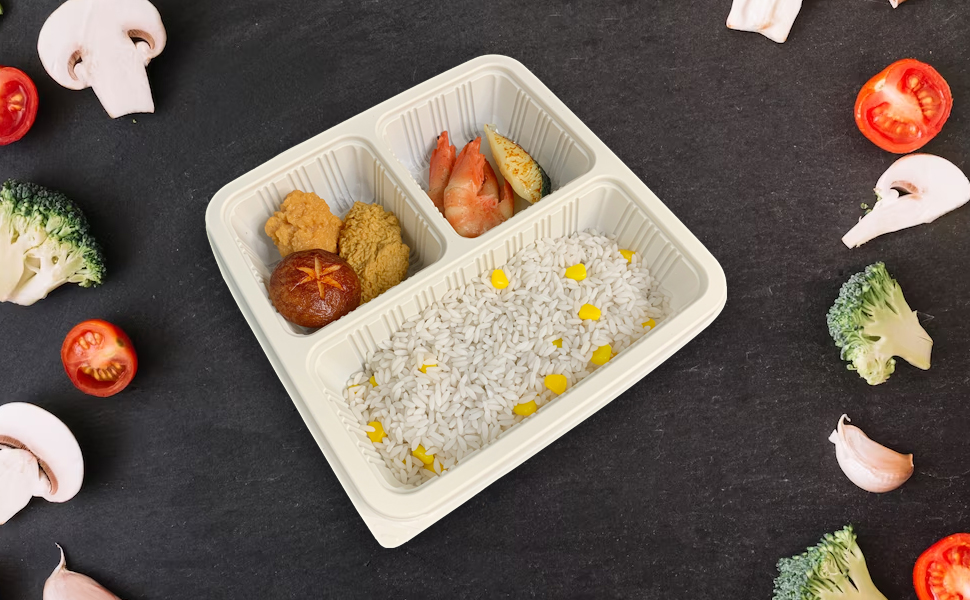 Biodegradable Cornstarch Meal Tray
