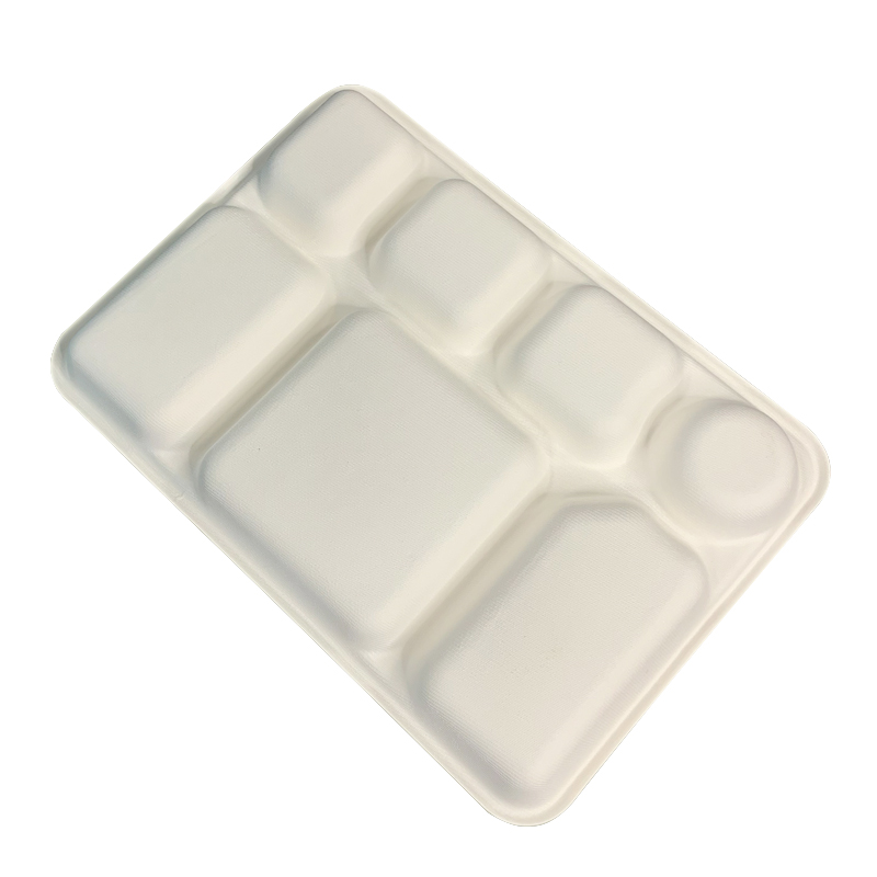 Compostable Bagasse Snack Tray