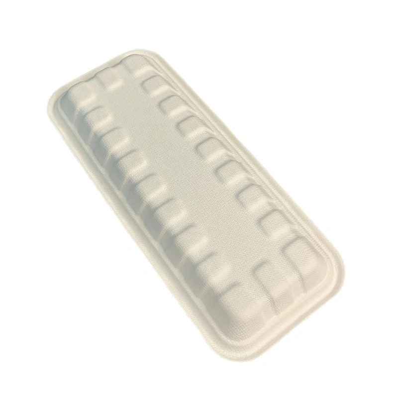 Biodegradable Bagasse Sushi Tray made in China