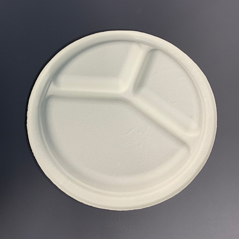 Dispostable Biodegradable Bagasse Plate