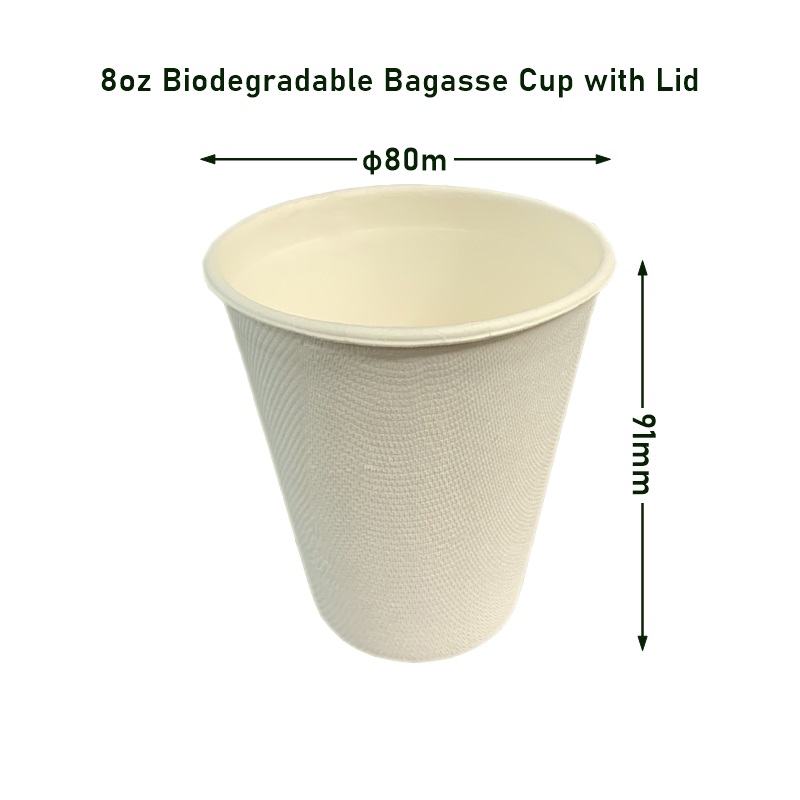 8oz 250ml Bagasse Cup