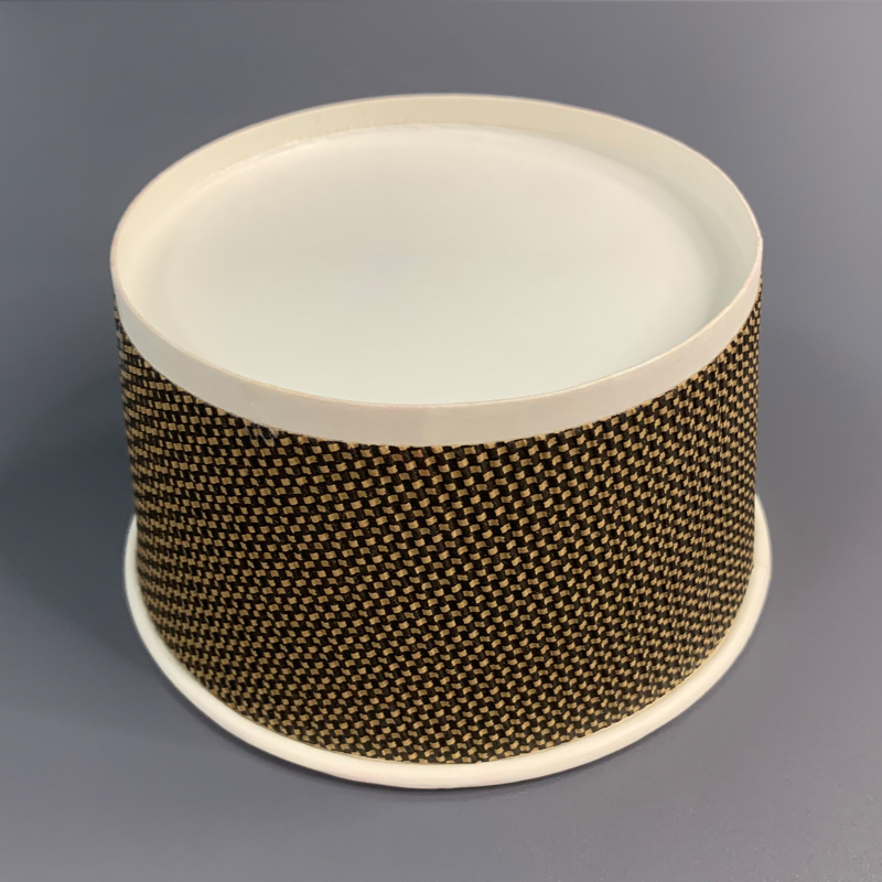 Double Wall Paper Takeaway Ripple Bowl