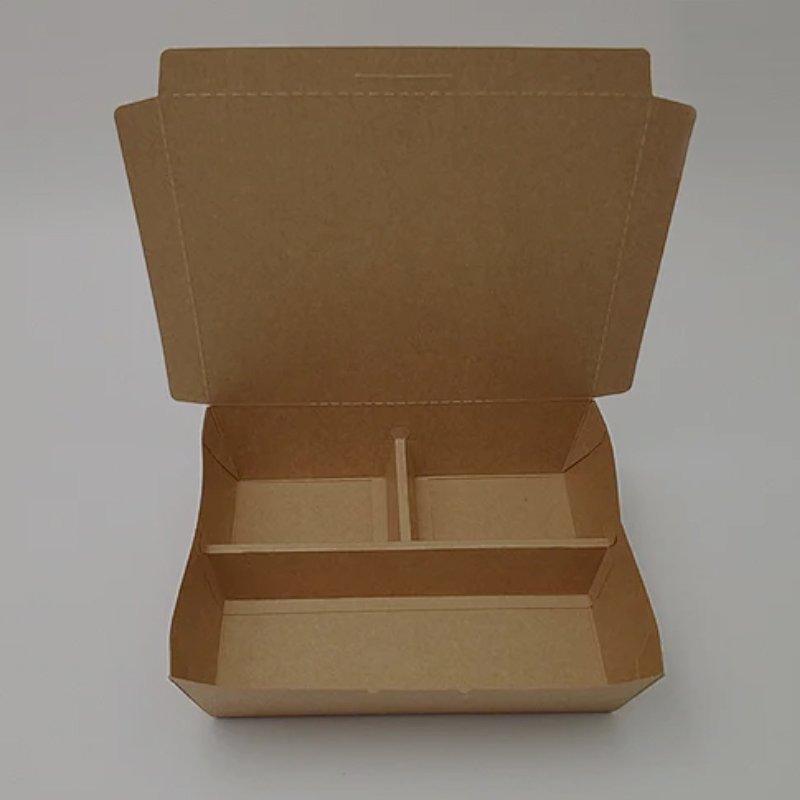 3compartment Kraft Paper Box