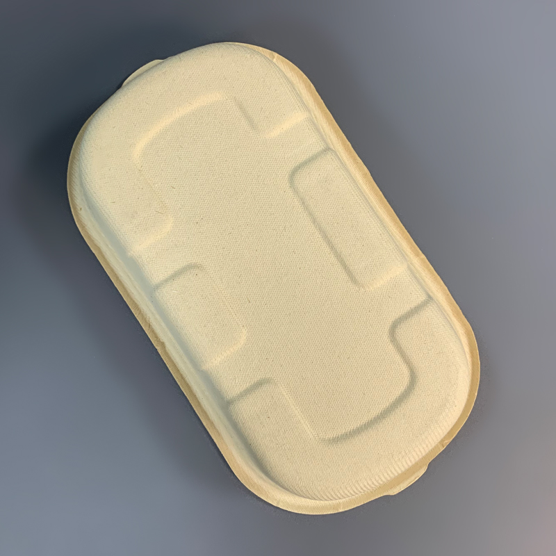100% Compostable Sugarcane Bagasse Take Out Food Container