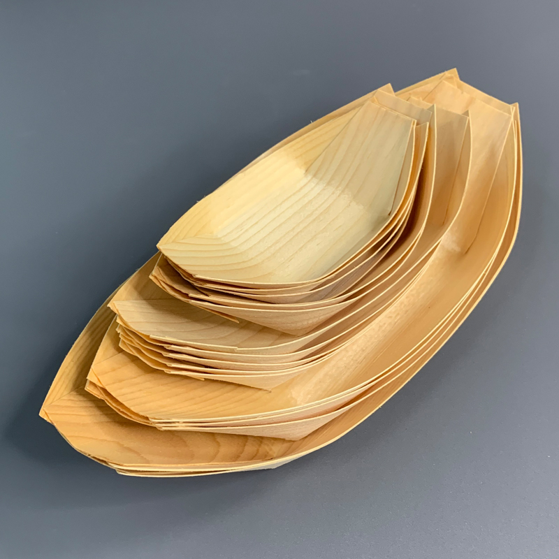Disposable Wooden Sushi Boat