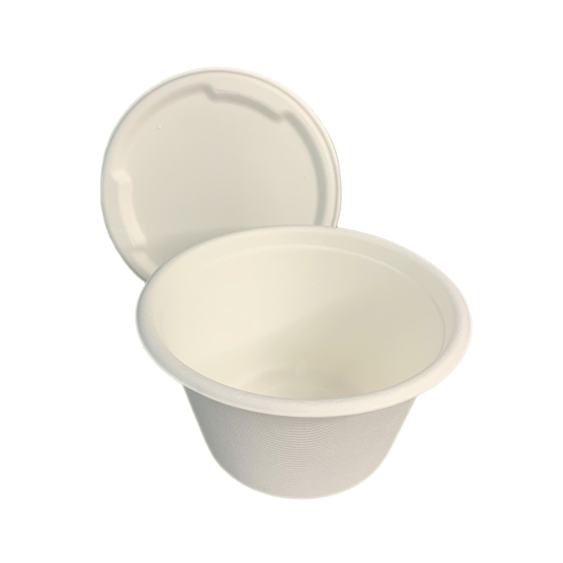 China Biodegradable Bagasse Bowl with Lid Manufacturer