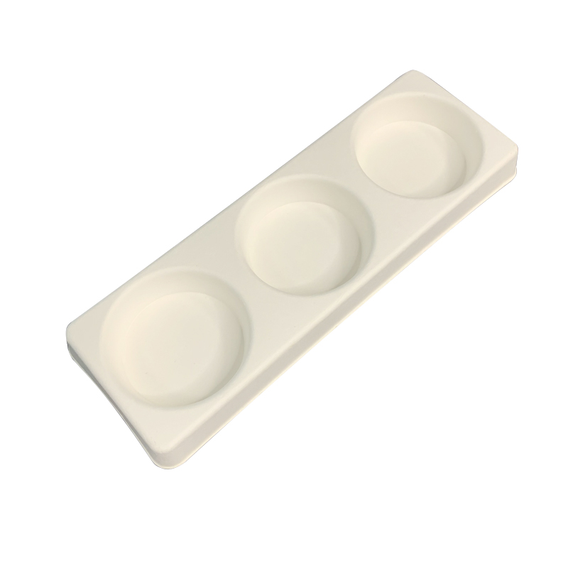 3CP Biodegradable Bagasse Mini Appetizer Plate