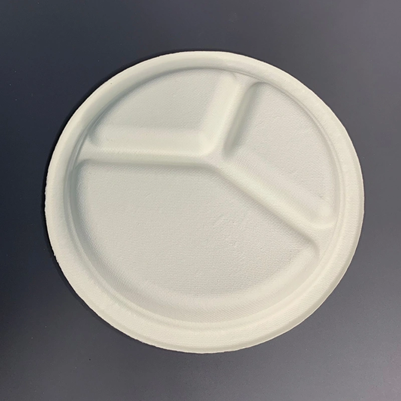 Dispostable Biodegradable Bagasse Plate