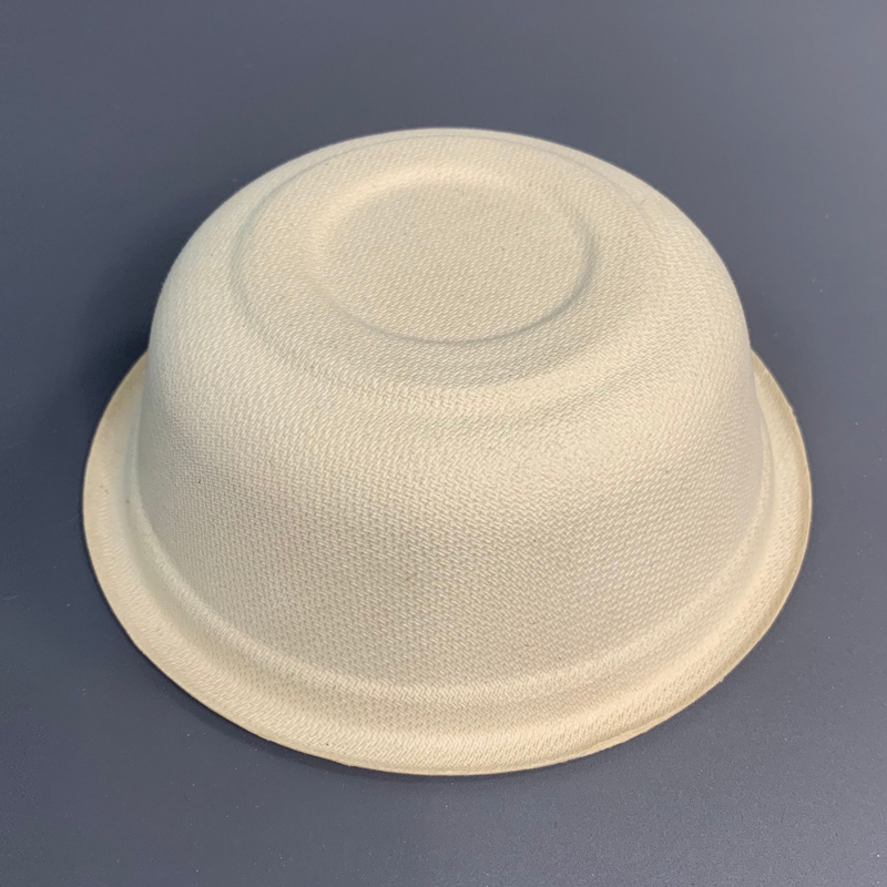 Embossing Biodegradable Sugarcane Bagasse Bowl
