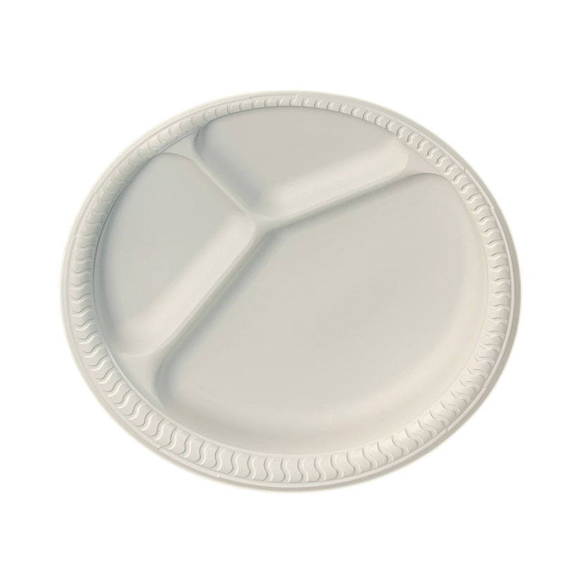 Chian Corn Starch Round Plate Manufacturer