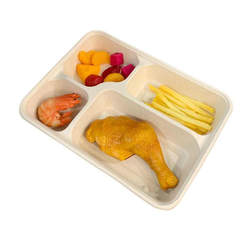 Biodegradable Sugarcane Food Packaging Take out Containers