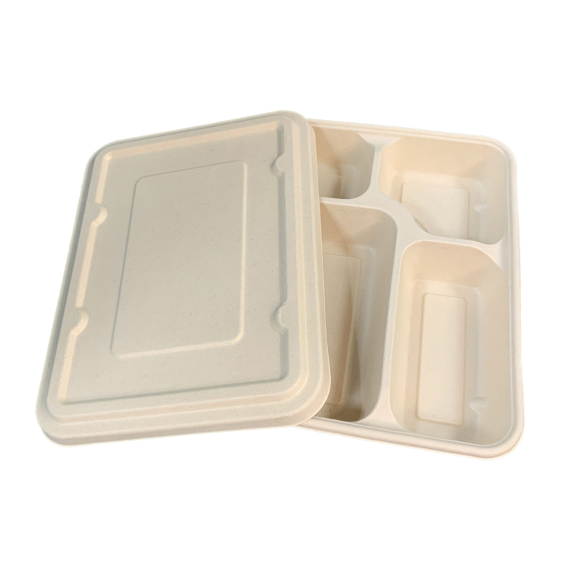 Compostable Sugarcane Food Packaging Bagasse Take Out Containers