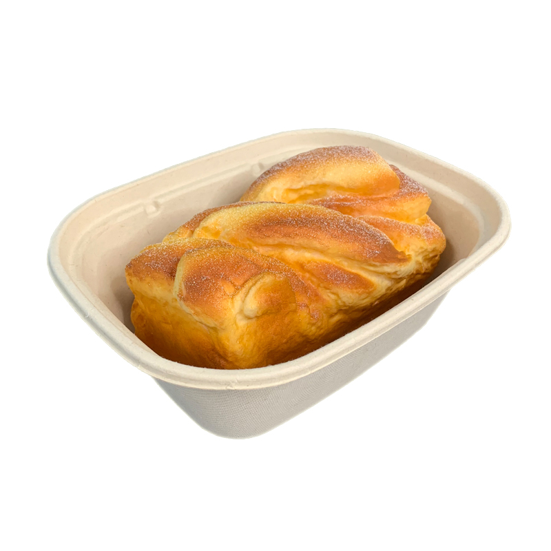 Biodegradable Bagasse Oval Take Away Boxes For Food