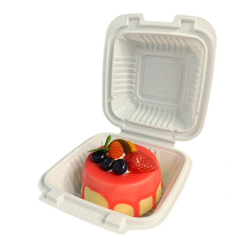 Custom Clamshell Cornstarch Packaging Box