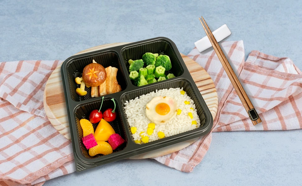 Food Grade PP Plastic Fast Food Container Takeaway Lunch box