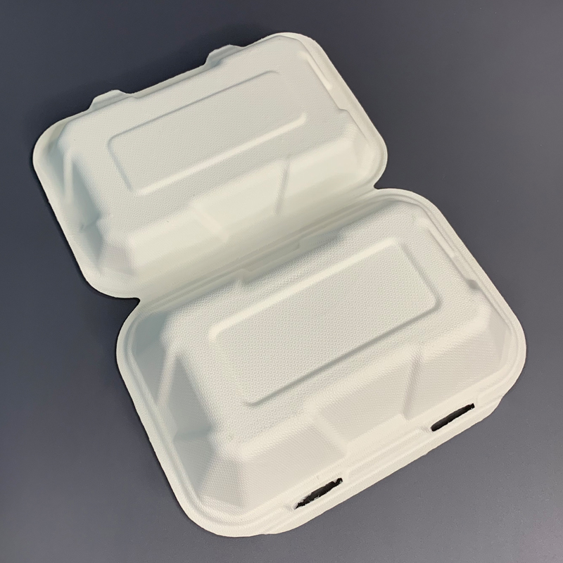 Compostable Bagasse Takeaway Box 