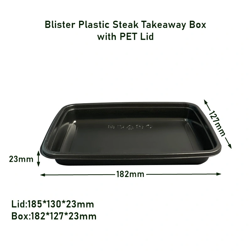 Blister Plastic Takceaway Box of Steaks