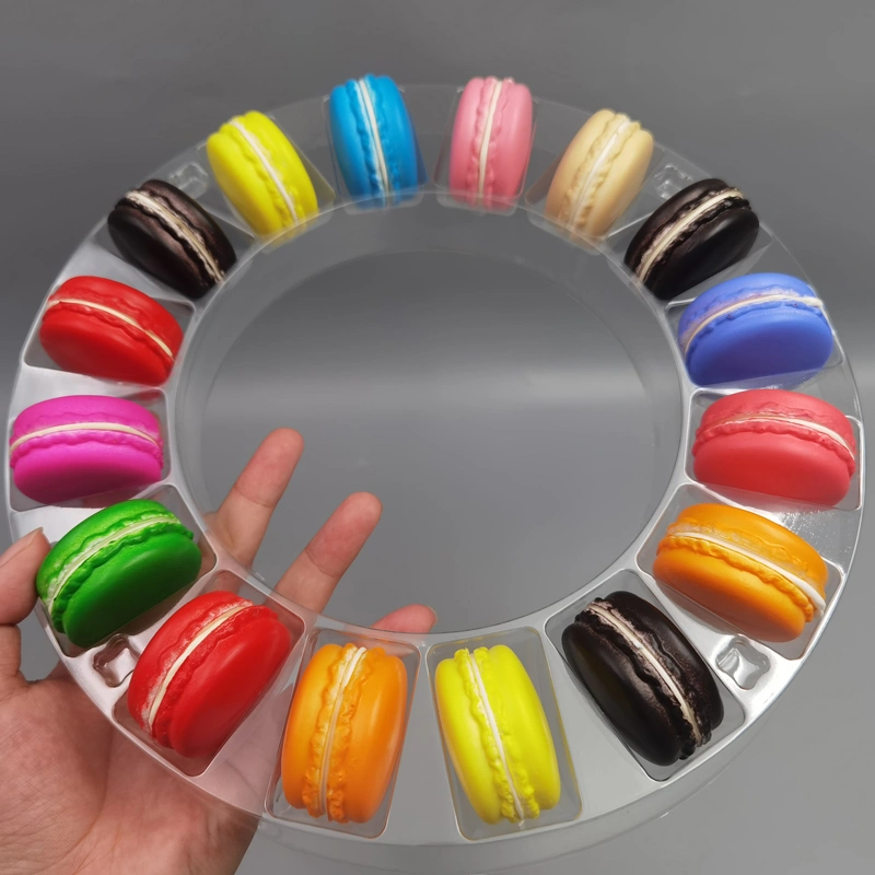 16Compartment Blister Plastic Macaron Container