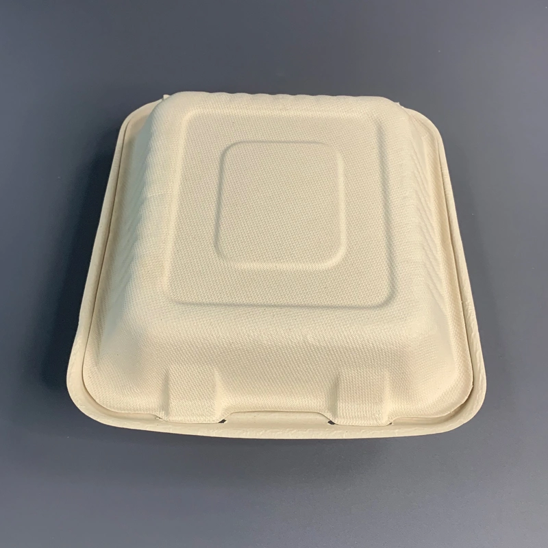 Sugar Bagasse Clamshell Takeaway Box