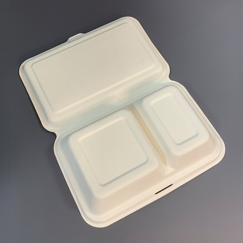 Producting Various Clamshell Bagasse Takeaway Containers