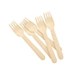 160mm Eco Cutlery Disposable Wooden Fork