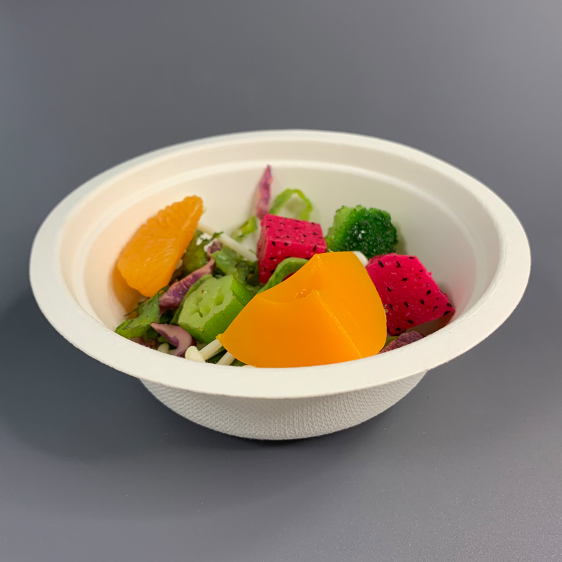 12oz Biodegradable Disposable Bagasse Bowl with Lid