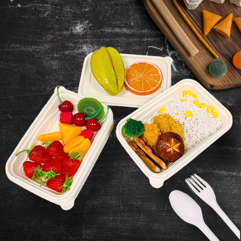 Biodegradable Cornstarch Meal Lunch Box